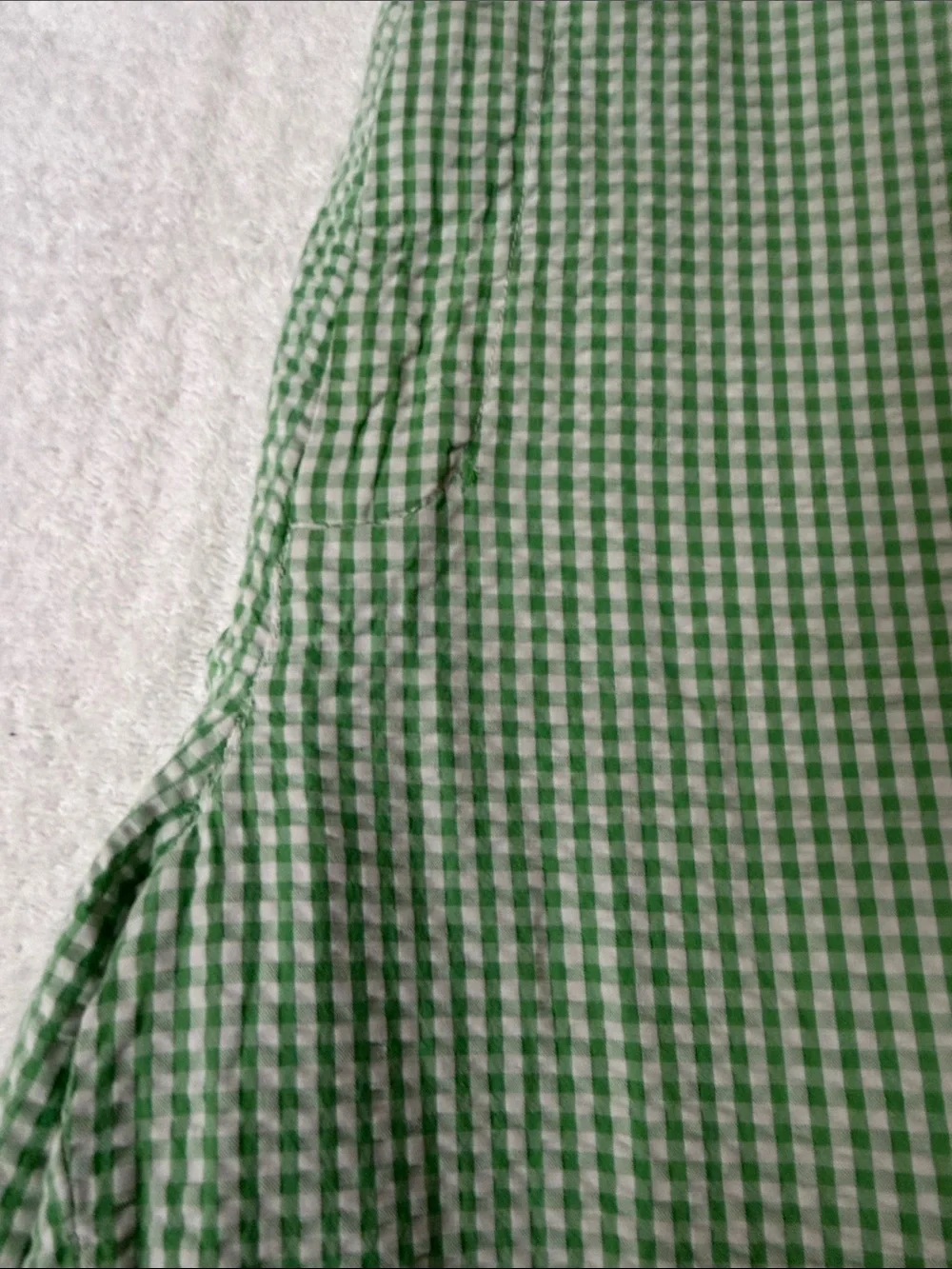Vineyard Vines Mint Green Gingham Flat-Front Shorts